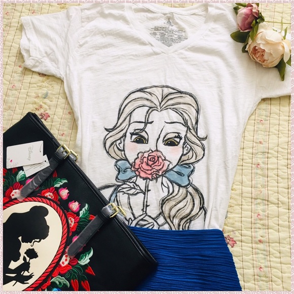 Disney Tops - 🌹Disney Belle Beauty & the Beast Top